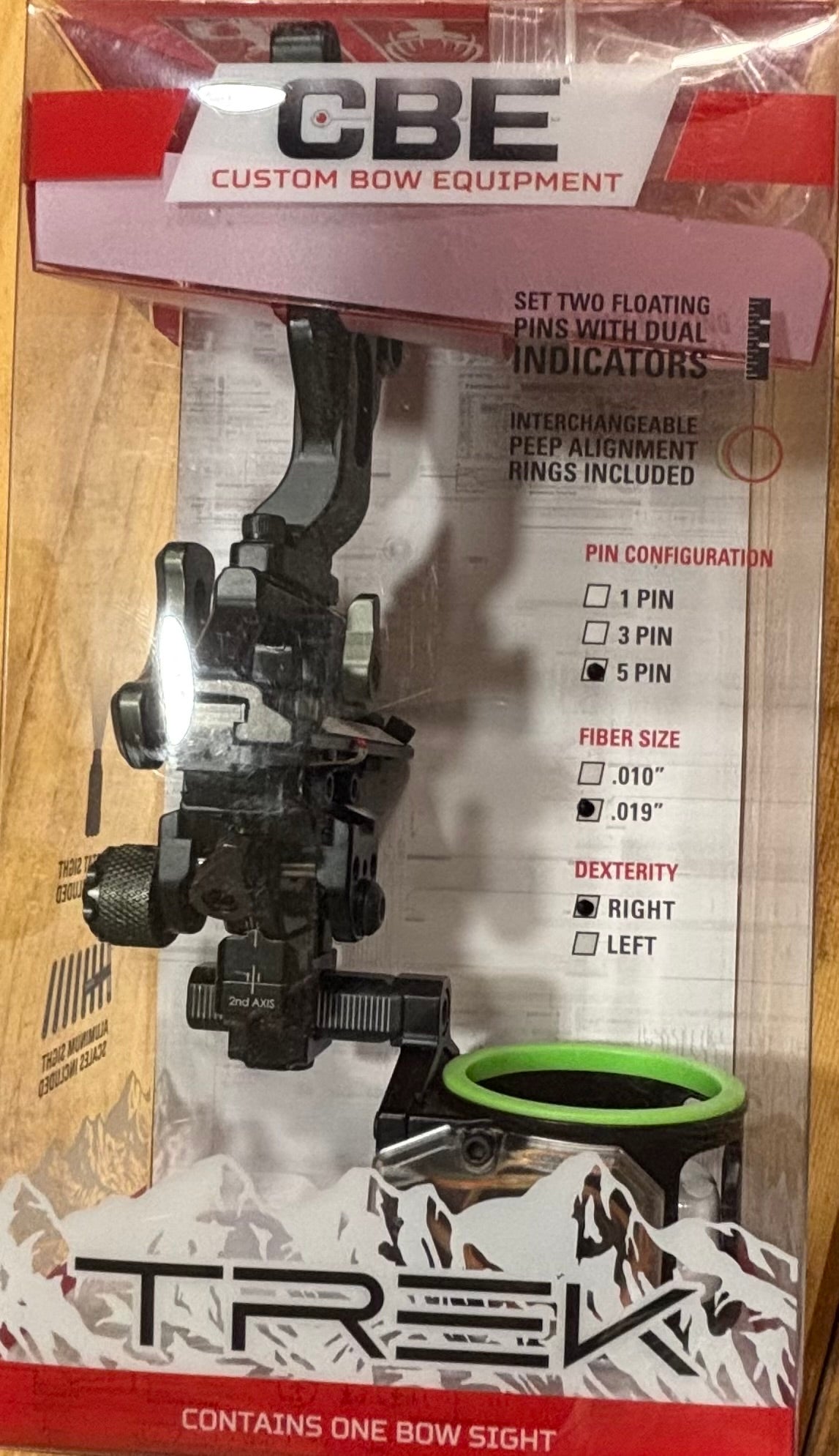 CBE trek bow sight