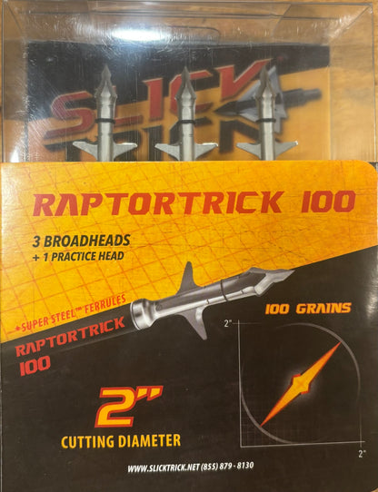 Slick trick Raptor trick.