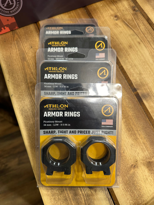 Athlon scope rings 34 MM